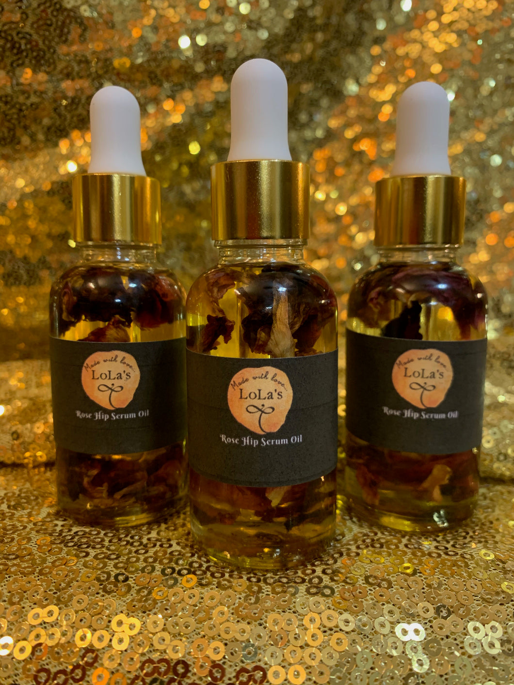 Rose Hip Serum Oil 2 oz Dropper Bottle